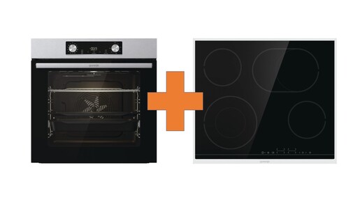 Gorenje ugradbeni set BOS6737E06X + ECT43X STEEL STEAM