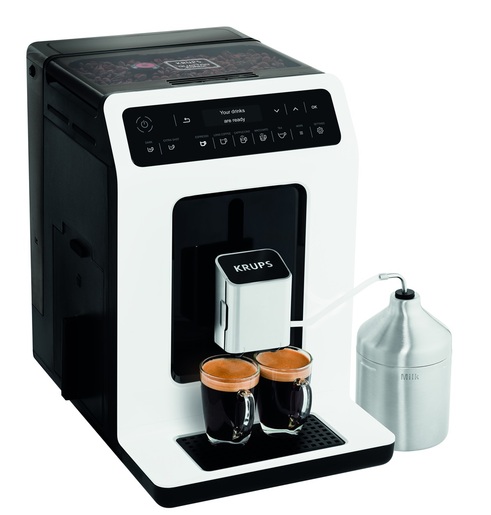 KRUPS aparat za espresso kafu EA891110 Evidence automatski, bijeli