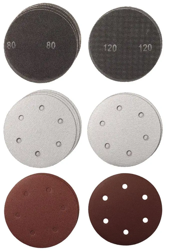 KWB set brusnog papira 225 mm, 15/1, (G80 x 10, G120 x 5), za TC-DW 225