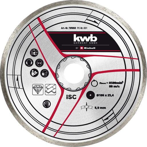 KWB dijamantna rezna ploča 180 x 25,4 mm za TC-TC 618, TC-TC 800