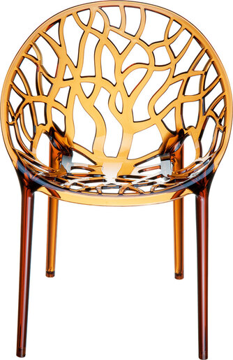 SIESTA Crystal stolica - smeđa