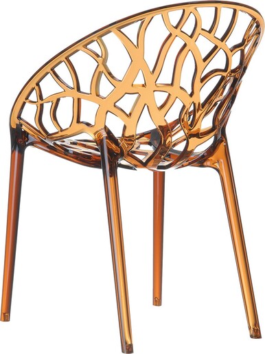 SIESTA Crystal stolica - smeđa