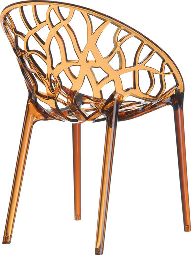 SIESTA Crystal stolica - smeđa