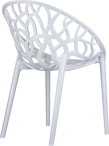 SIESTA Crystal stolica - bijela