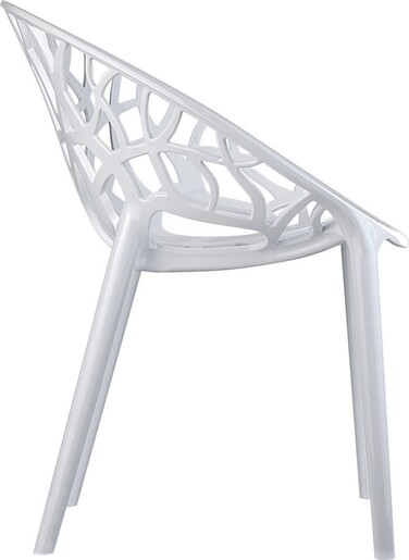 SIESTA Crystal stolica - bijela