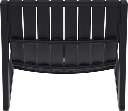 SIESTA Slim ležaljka - crna