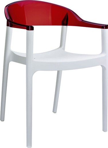 SIESTA Carmen stolica - crveno bijela