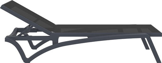 SIESTA Pacific ležaljka - siva