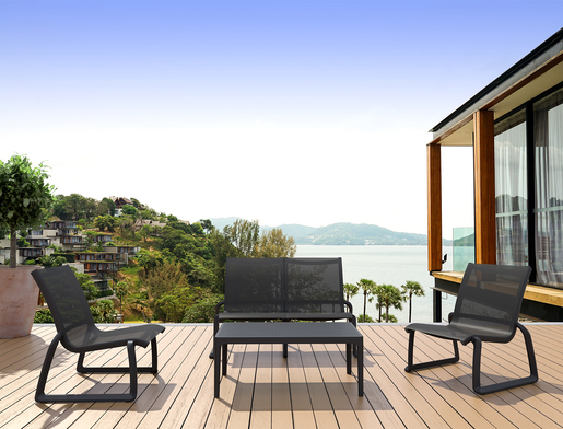 SIESTA Pacific garnitura - crna