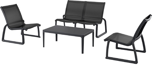 SIESTA Pacific garnitura - crna