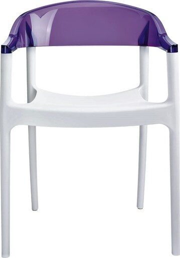 SIESTA Carmen stolica - ljubičasto bijela