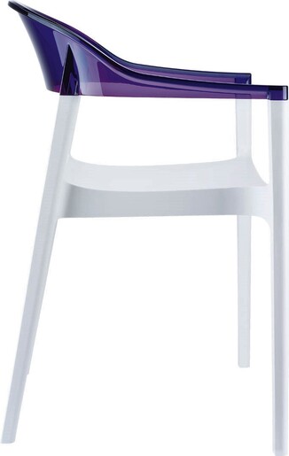 SIESTA Carmen stolica - ljubičasto bijela