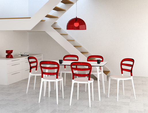 SIESTA Dodo visilica 25 W - transparent bijela