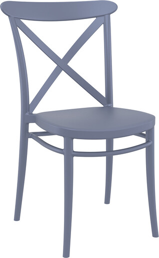 SIESTA Cross stolica - siva