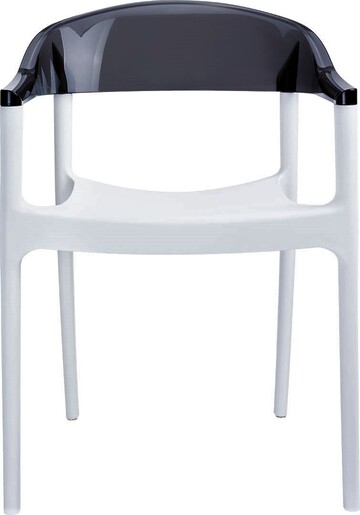 SIESTA Carmen stolica - crno bijela