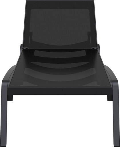 SIESTA vrtna ležaljka Pacific – crna