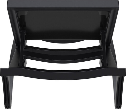 SIESTA vrtna ležaljka Pacific – crna