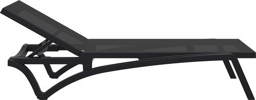 SIESTA vrtna ležaljka Pacific – crna