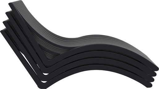 SIESTA Slim ležaljka - siva