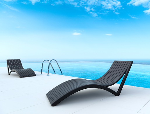 SIESTA Slim ležaljka - siva