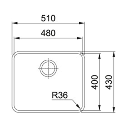 Franke sudoper ANX 110-48 / inox