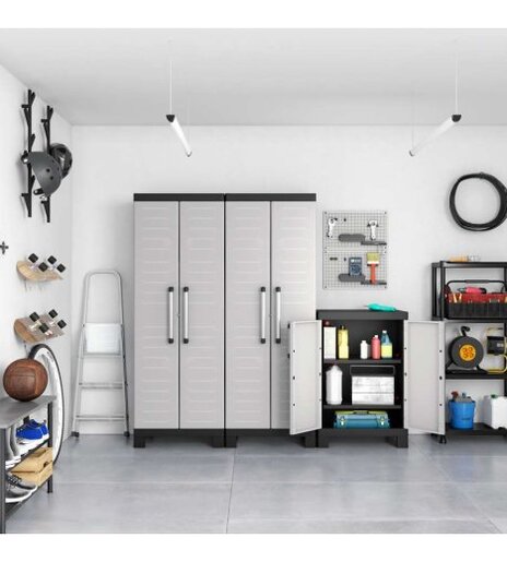 KIS PVC ormar Detroit 65 x 45 x 97 cm / sivi - 252264