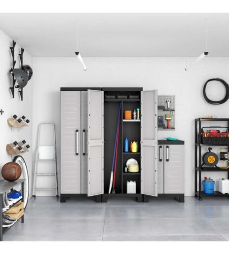 KIS PVC ormar utility Detroit 65 x 45 x 182 cm / sivi - 252265