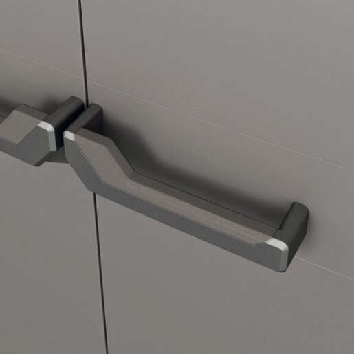 KIS PVC ormar Piu 68 x 39 x 166 cm / siva - 241540