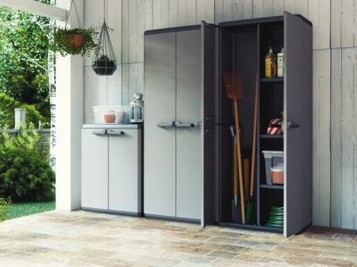 KIS PVC ormar Piu 68 x 39 x 166 cm / siva - 241540