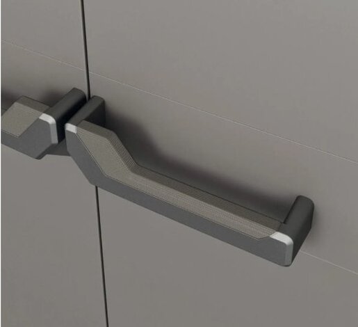 KIS PVC ormar utility Piu 68 x 39 x 166 cm / sivi - 241541