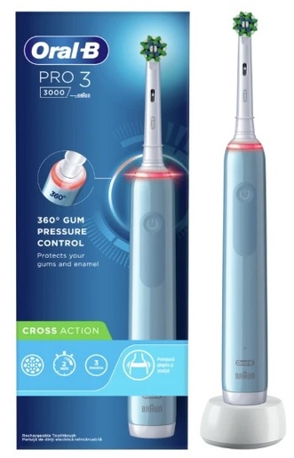 Oral-B četkica za zube Pro 3 3000 Cross Action