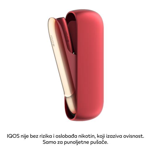 IQOS 3 DUO uređaj, Passion Red