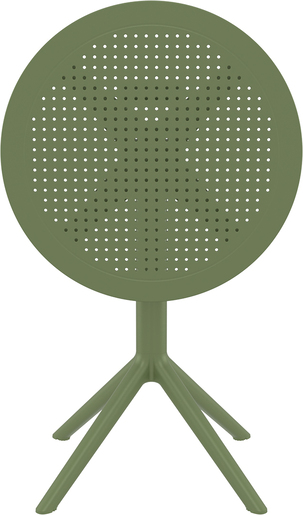 SIESTA Sky sklopivi stol Ø 60 - zeleni