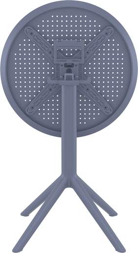 SIESTA Sky sklopivi stol Ø 60 - sivi