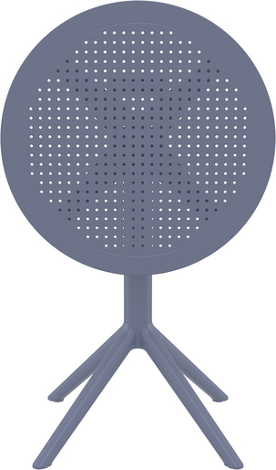 SIESTA Sky sklopivi stol Ø 60 - sivi