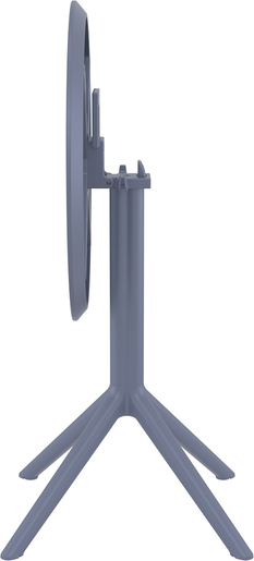 SIESTA Sky sklopivi stol Ø 60 - sivi