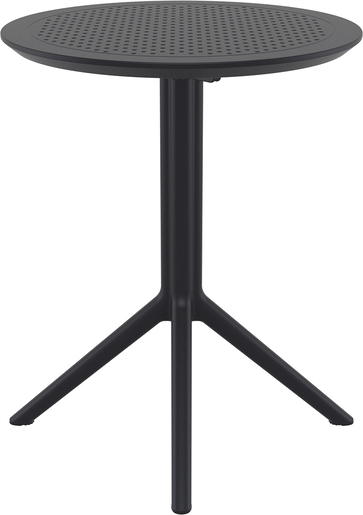 SIESTA Sky sklopivi stol Ø 60 - crni
