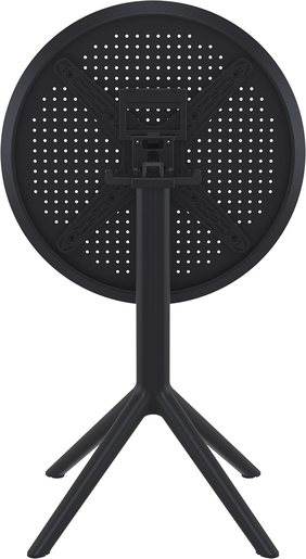 SIESTA Sky sklopivi stol Ø 60 - crni