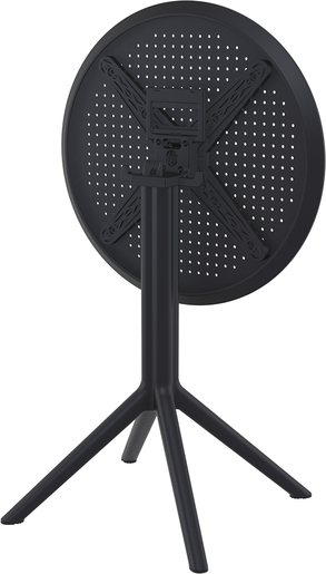 SIESTA Sky sklopivi stol Ø 60 - crni