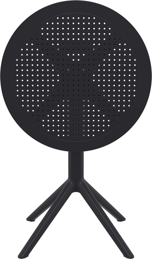 SIESTA Sky sklopivi stol Ø 60 - crni