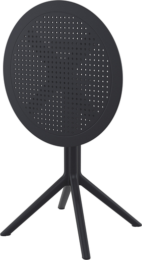 SIESTA Sky sklopivi stol Ø 60 - crni