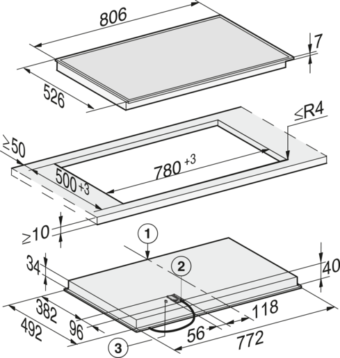 Miele pločaKM 6564 FR