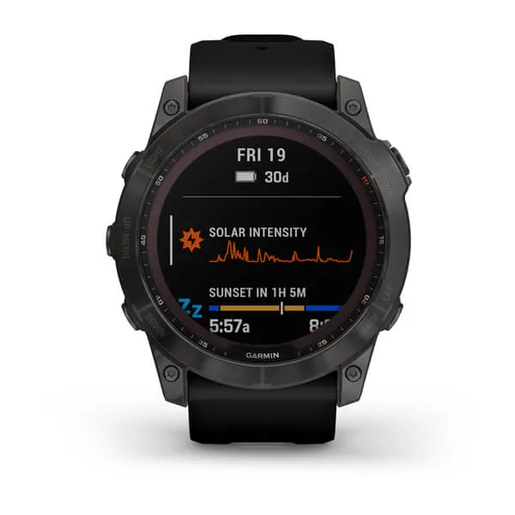 GARMIN Fenix 7X Sapphire Solar Edition / crni
