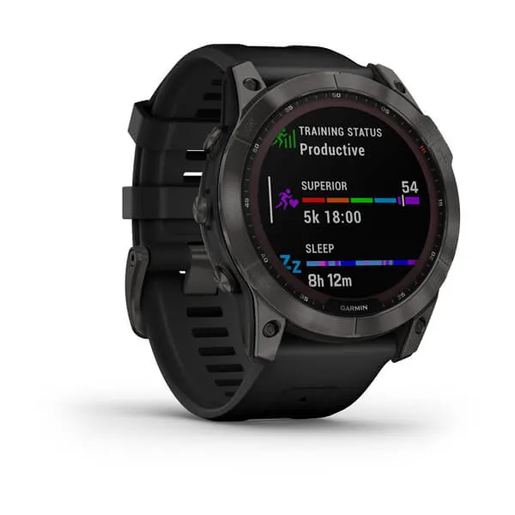 GARMIN Fenix 7X Sapphire Solar Edition / crni