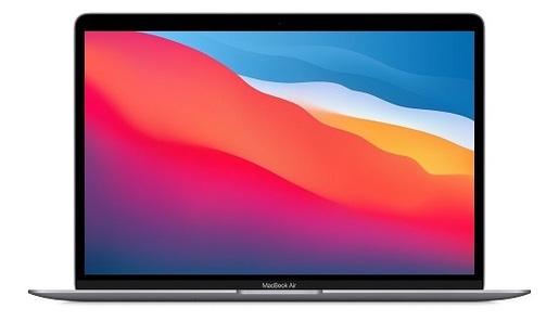 Apple MacBook Air 13.3-inch Retina laptop, M1 chip 8-core CPU and 7-core GPU, 8GB RAM, 256GB SSD, macOS, Space Grey, US ENG KB
