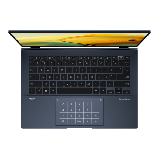Laptop ASUS Zenbook 14 OLED UX3402ZA-OLED-KM721X, 14 2.8K IPS 90Hz, Intel Core i7-1260P, 16GB RAM DDR5, 512GB M.2 PCIe NVMe, Intel Iris Xe, Windows 11 Pro