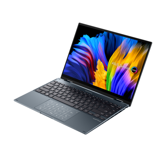 Laptop ASUS Zenbook 14 Flip UP5401EA-OLED-KN721X, 14 2,8K WQXGA OLED Touchscreen, Intel Core i7-1165G7, 16GB RAM, 512GB M.2 PCIe NVMe, Windows 11 Pro