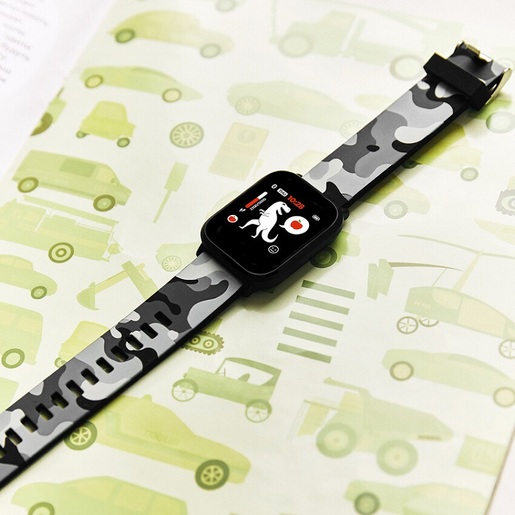 CANYON My Dino KW-33 Pametni sat, Maskirna Crna