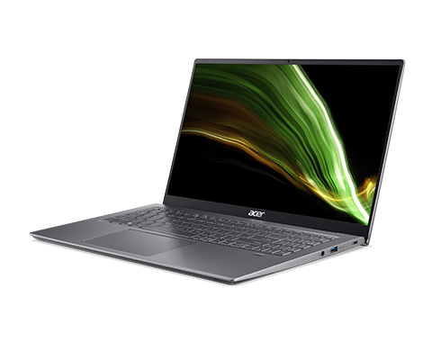 Laptop Acer Swift X NX.AYKEX.00C, 16,1 FHD IPS, Intel Core i5 11320H, 16GB RAM, 512GB PCIe NVMe SSD, NVIDIA GeForce RTX 3050, Free DOS
