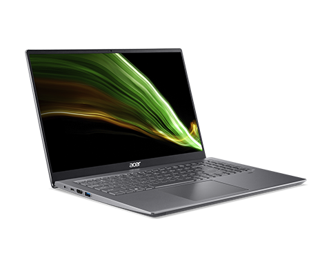 Laptop Acer Swift X NX.AYKEX.00C, 16,1 FHD IPS, Intel Core i5 11320H, 16GB RAM, 512GB PCIe NVMe SSD, NVIDIA GeForce RTX 3050, Free DOS